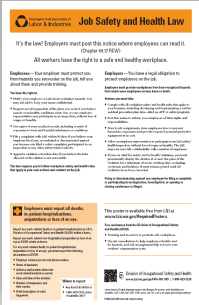 Job Safety and Healthy Law